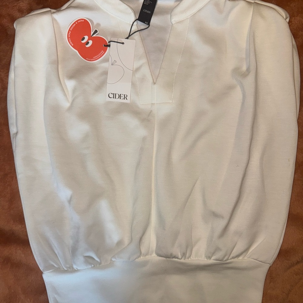 Elegant White Blouse From Cider